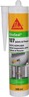 CARTOUCHE SIKASEAL-107 BLANC   300ML JOINTS ET FISSURES REF.685568